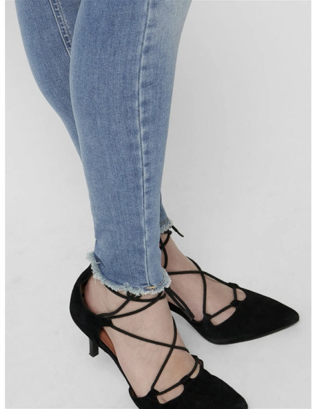 Vaquero skinny desflecado . ONLBLUSH MID SK AK RW DNM REA1467 NOOS