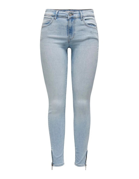 Pantalón vaquero skinny con cremallera en el tobillo .ONLKENDELL