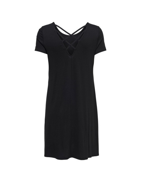 ONLBERA BACK LACE UP S/S DRESS JRS NOOS