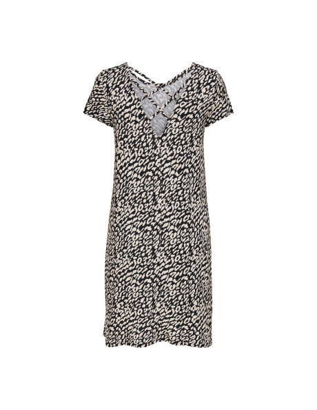 ONLBERA BACK LACE UP S/S DRESS JRS NOOS