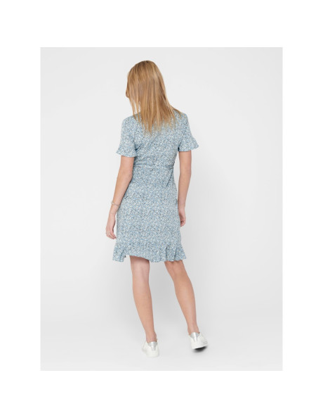 Vestido corto lazada . ONLOLIVIA S/S WRAP DRESS WVN NOOS