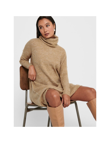 Vestido punto . ONLJANA L/S COWLNCK DRESS  WOOL KNT NOOS