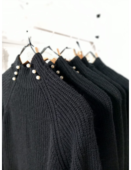 ONLJOELLE LS HIGHNECK DRESS KNT