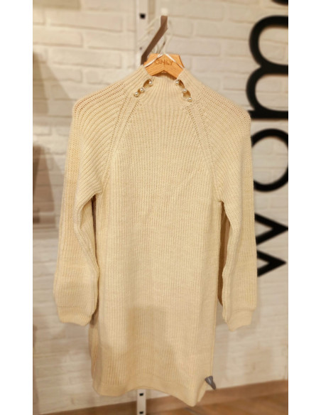 ONLJOELLE LS HIGHNECK DRESS KNT