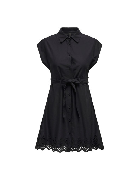 ONLLOU LIFE EMB S/S SHIRT DRESS SP PTM