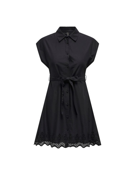 ONLLOU LIFE EMB S/S SHIRT DRESS SP PTM