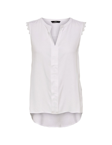 Camiseta sin mangas . ONLKIMMI S/L TOP WVN NOOS