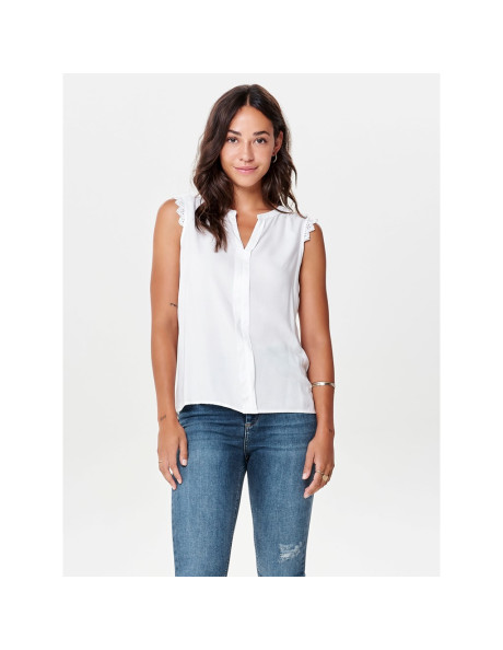 Camiseta sin mangas . ONLKIMMI S/L TOP WVN NOOS