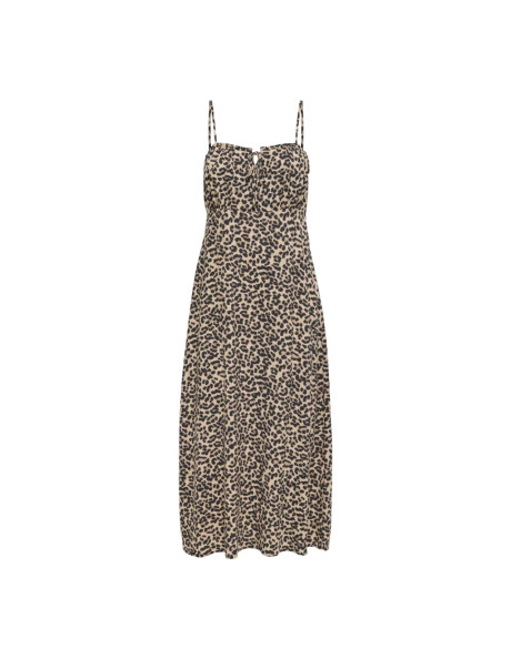 Vestido animal print.ONLNELLY LIFE ALEXA MIDI DRESS NOOS PTM