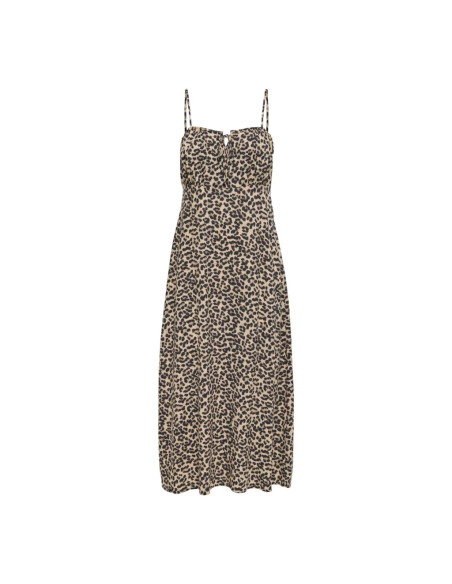Vestido animal print.ONLNELLY LIFE ALEXA MIDI DRESS NOOS PTM
