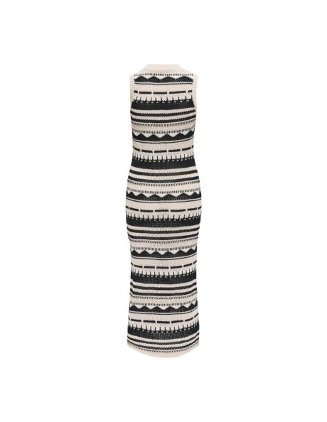Vestido largo . ONLMERIDA LIFE SL O-NECK DRESS KNT