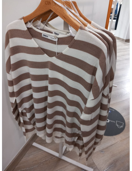ONLAMALIA L/S V-NECK PULLOVER KNT