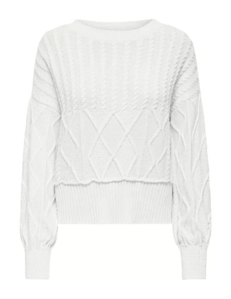 Jersey. ONLKAYA LIFE LS LOOSE CABLE ONECK CC KNT