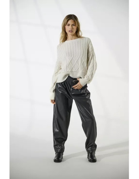 Jersey. ONLKAYA LIFE LS LOOSE CABLE ONECK CC KNT