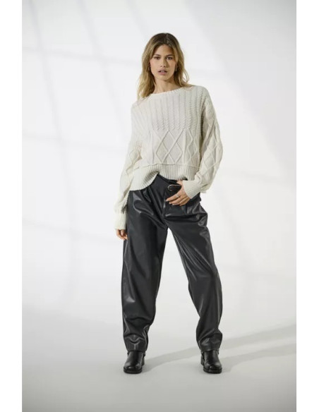 Jersey. ONLKAYA LIFE LS LOOSE CABLE ONECK CC KNT