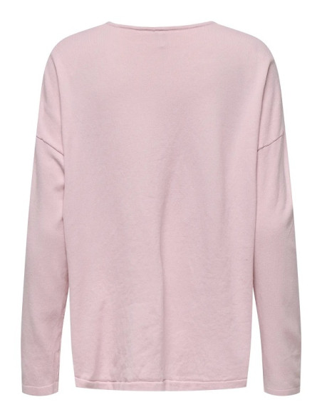 Jersey punto fino . ONLCHIANTI LIFE LS V-NECK KNT MOCH