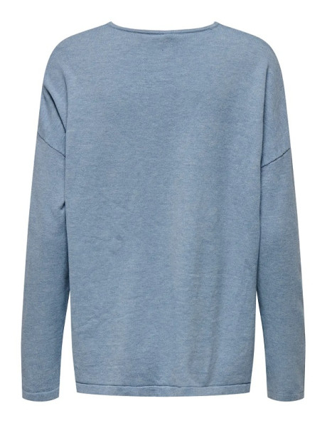 Jersey punto fino . ONLCHIANTI LIFE LS V-NECK KNT MOCH