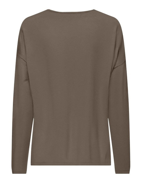 Jersey punto fino . ONLCHIANTI LIFE LS V-NECK KNT MOCH