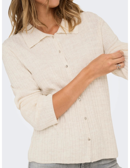 Polo punto. ONLTHEA LS BUTTON POLO CARDIGAN KNT