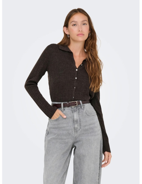 Polo punto. ONLTHEA LS BUTTON POLO CARDIGAN KNT