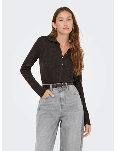 Polo punto. ONLTHEA LS BUTTON POLO CARDIGAN KNT