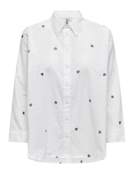 Camisa . ONLNEW LINA GRACE LS EMB SHIRT NOOS WVN