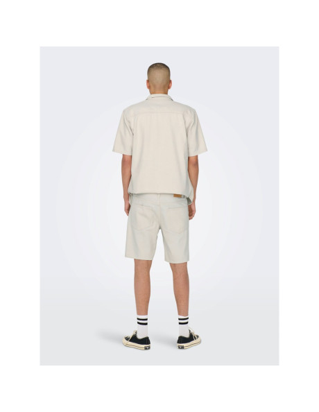 ONSEDGE ECRU 6558 PIM DNM SHORTS