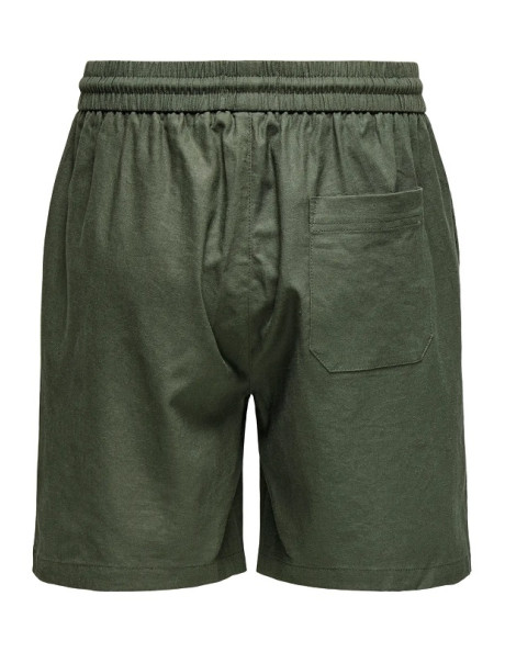 Bermuda lino . ONSTEL LINEN RUFUS SHORTS