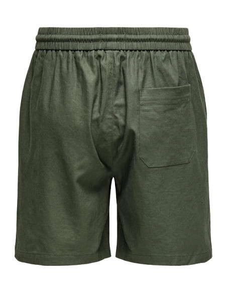 Bermuda lino . ONSTEL LINEN RUFUS SHORTS