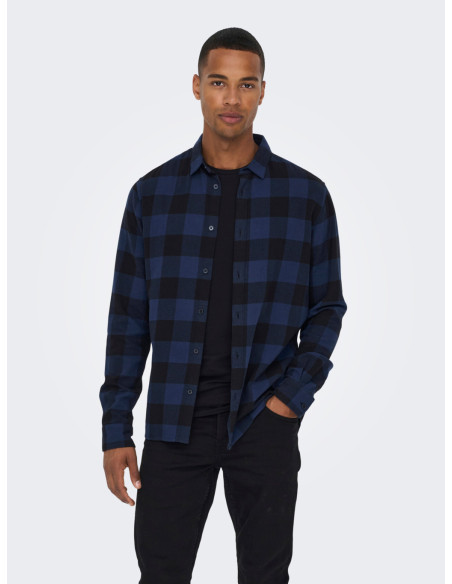 ONSGUDMUND LIFE LS CHECKED SHIRT NOOS