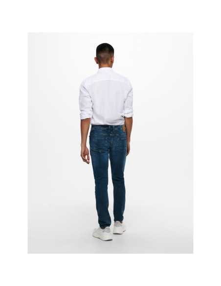 Camisa . ONSCAIDEN LIFE LS SOLID LINEN SHIRT NOOS