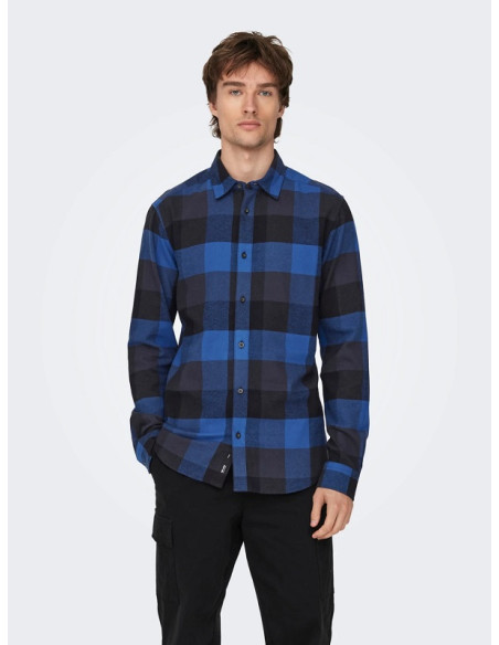 ONSGUDMUND LS 3T CHECK SHIRT NOOS