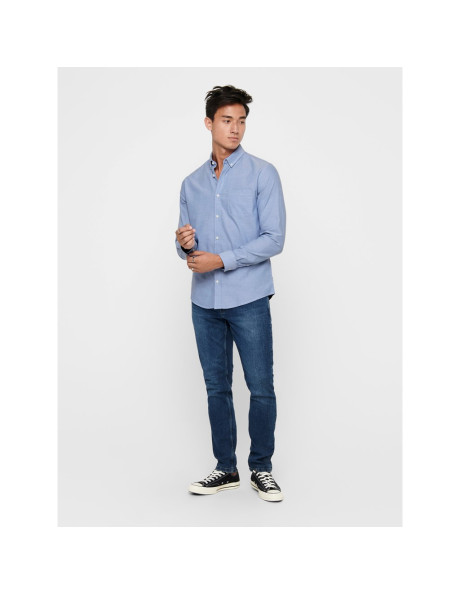 Camisa oxford . ONSALVARO SLIM LS OXFORD SHIRT