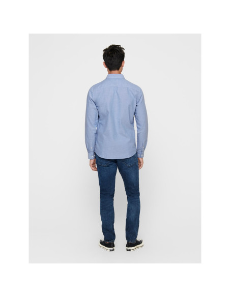 Camisa oxford . ONSALVARO SLIM LS OXFORD SHIRT