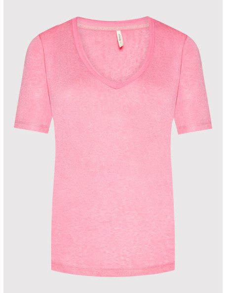 Camiseta cuello pico.ONLELISE S/S V-NECK TOP JRS