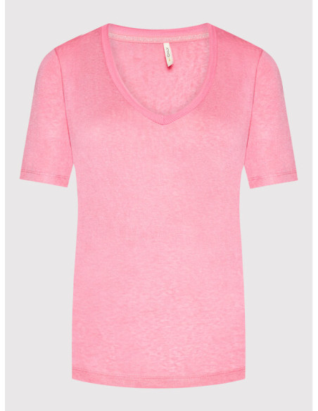 Camiseta cuello pico.ONLELISE S/S V-NECK TOP JRS