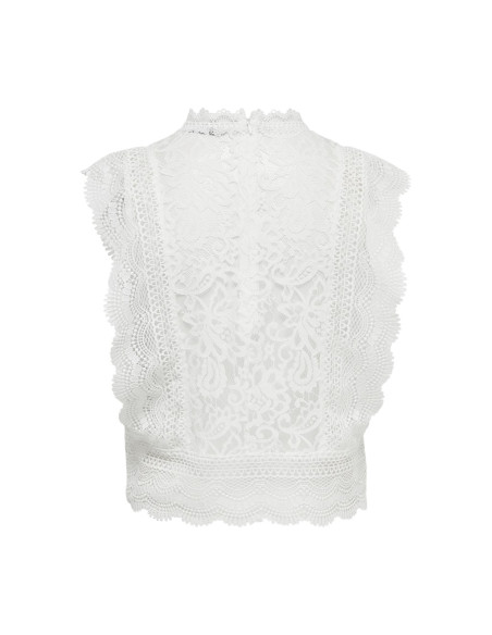 Top encaje . ONLKARO S/L LACE TOP WVN