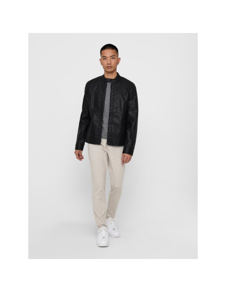 Cazadora polipiel. ONSMIKE PU RACER JACKET OTW VD