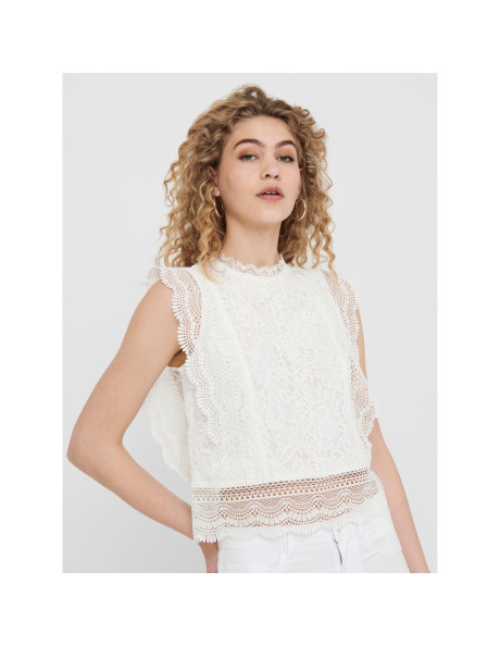 Top encaje . ONLKARO S/L LACE TOP WVN