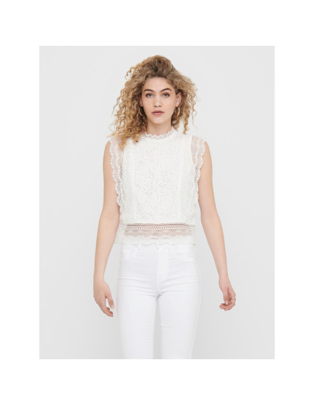 Top encaje . ONLKARO S/L LACE TOP WVN