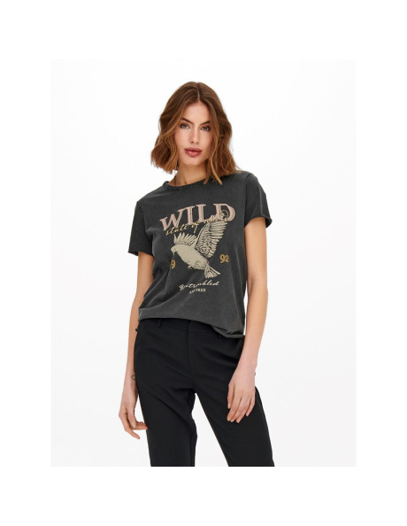 Camiseta rock .ONLLUCY REG S/S TOP JRS NOOS