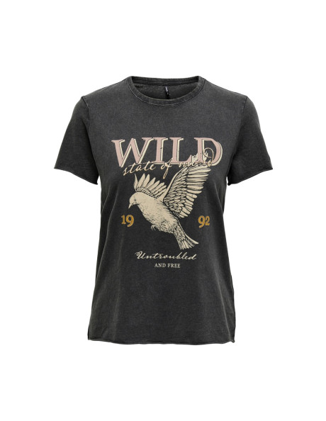 Camiseta rock .ONLLUCY REG S/S TOP JRS NOOS