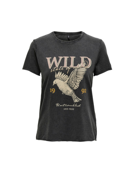 Camiseta rock .ONLLUCY REG S/S TOP JRS NOOS