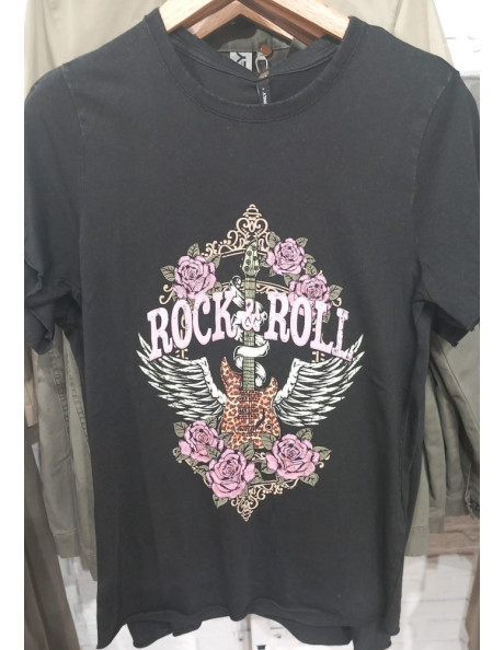 Camiseta rock .ONLLUCY REG S/S TOP JRS NOOS