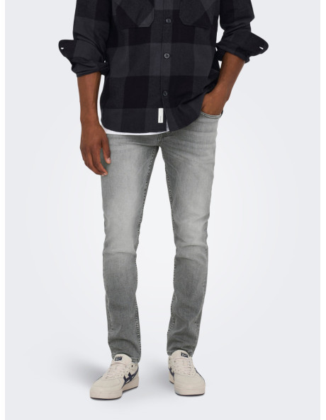 Vaquero  gris  slim .ONSLOOM SLIM GREY 3227 JEANS NOOS