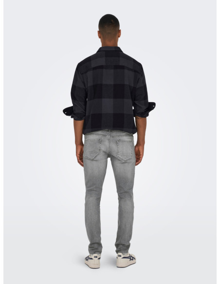Vaquero  gris  slim .ONSLOOM SLIM GREY 3227 JEANS NOOS