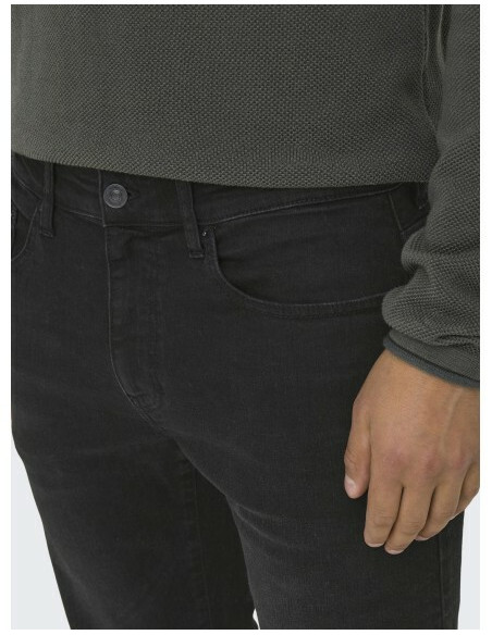 Vaquero regular. ONSWEFT REGULAR BLACK 8638 MAT DNM NOOS