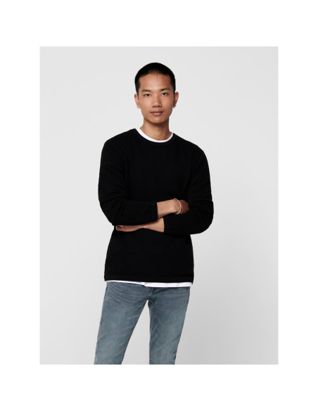 ONSPANTER LIFE 12 STRUC CREW KNIT NOOS