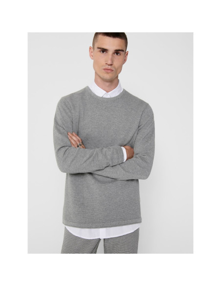 ONSPANTER LIFE 12 STRUC CREW KNIT NOOS