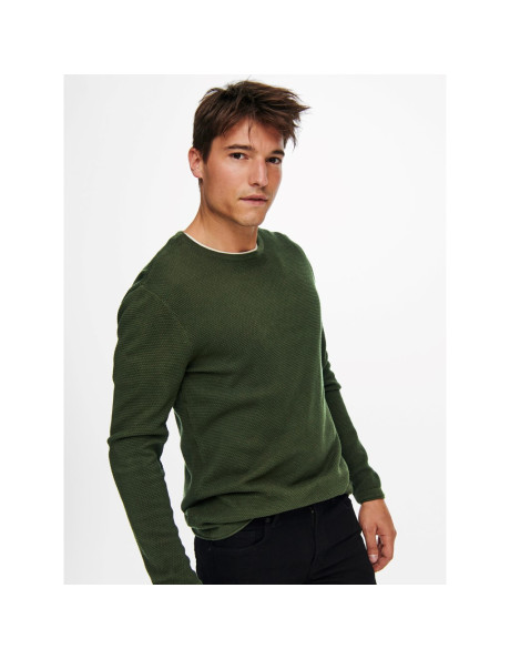 ONSPANTER LIFE 12 STRUC CREW KNIT NOOS